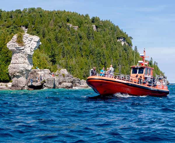 Glass Bottom Jet Boat Cruise to Flowerpot Island and Shipwrecks
